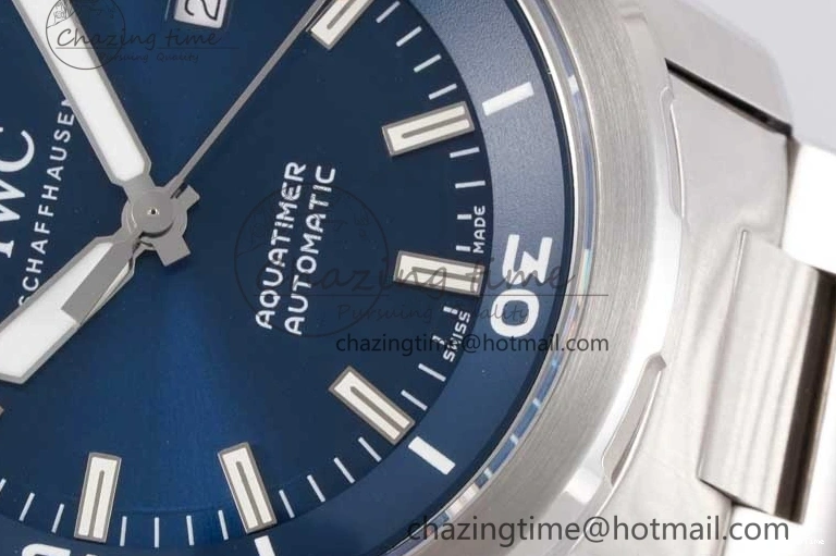 MIROTIME 0215 Versatile Aquatimer SS IW3290 V6SF 1:1 Best Edition Blue Dial on SS Bracelet A 7031